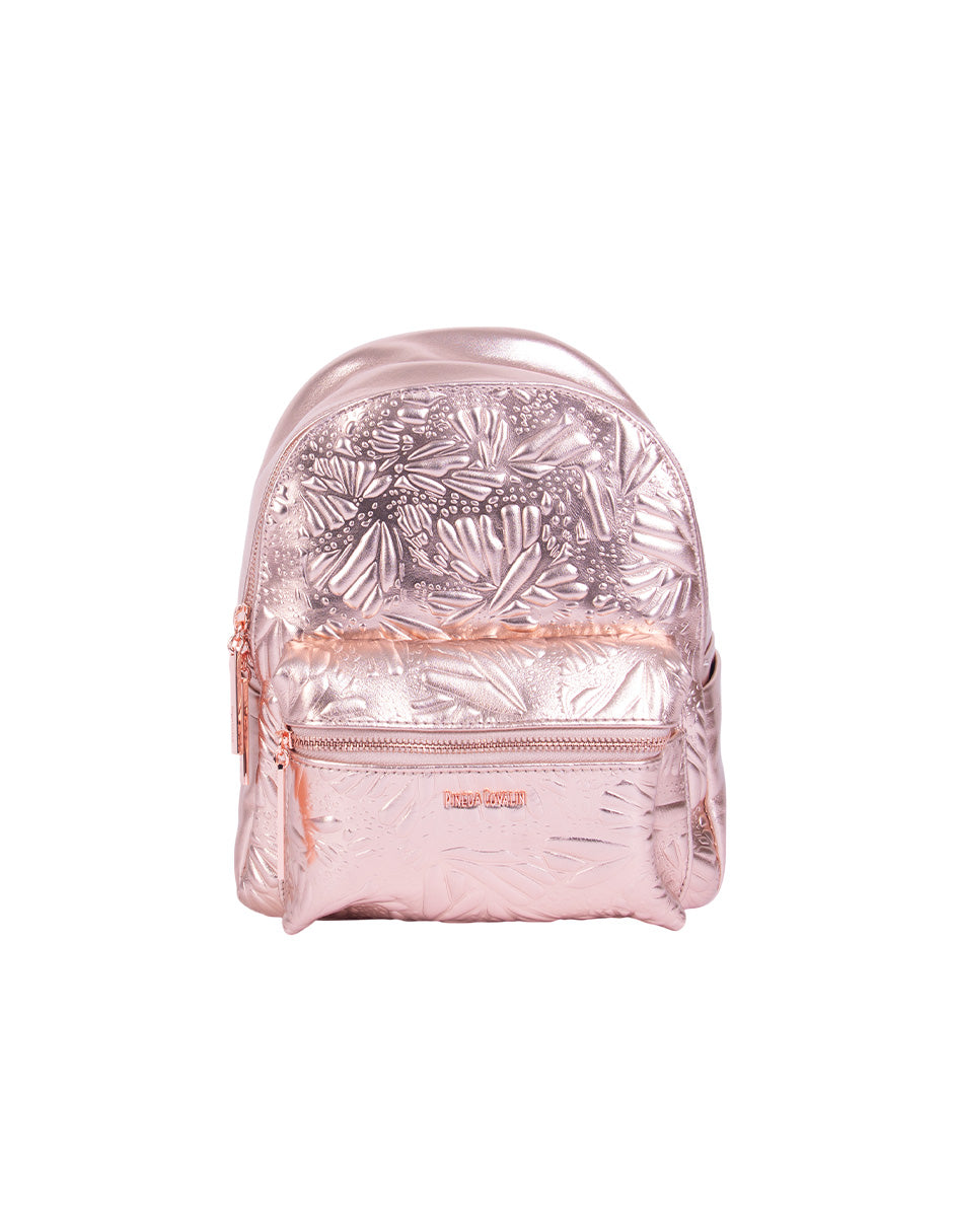 Mini Backpack Nuuk de Piel Grabado Mariposa