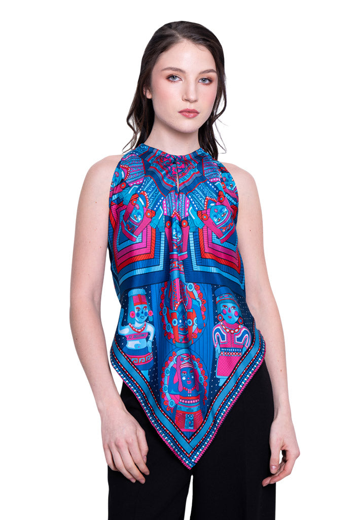 Blusa Cuello Ajustable Caritas Sonrientes Veracruz