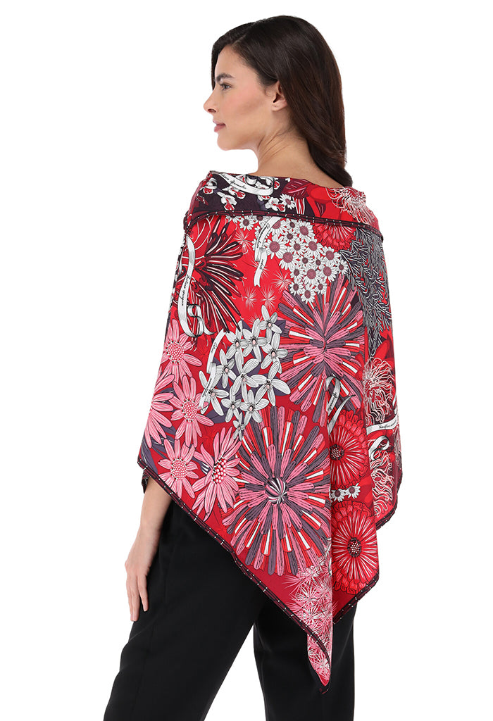 Poncho Herbolaria Flores