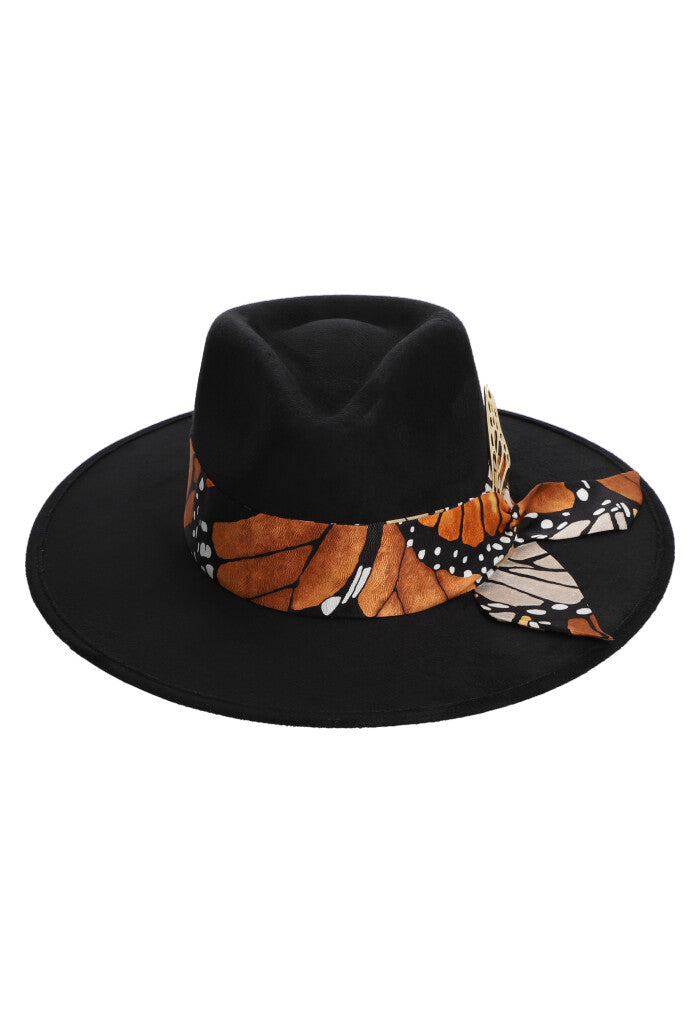 Sombrero Cehuallotl Verde Mariposa Macro