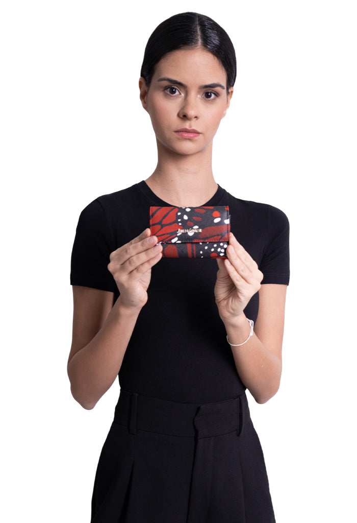 Cartera Mini Tuulis Saffiano Mariposa Macro