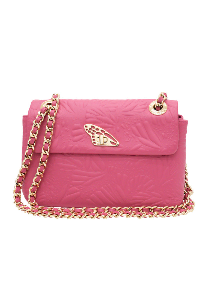 Bolsa Tusbel Piel Mini Grabado Mariposa