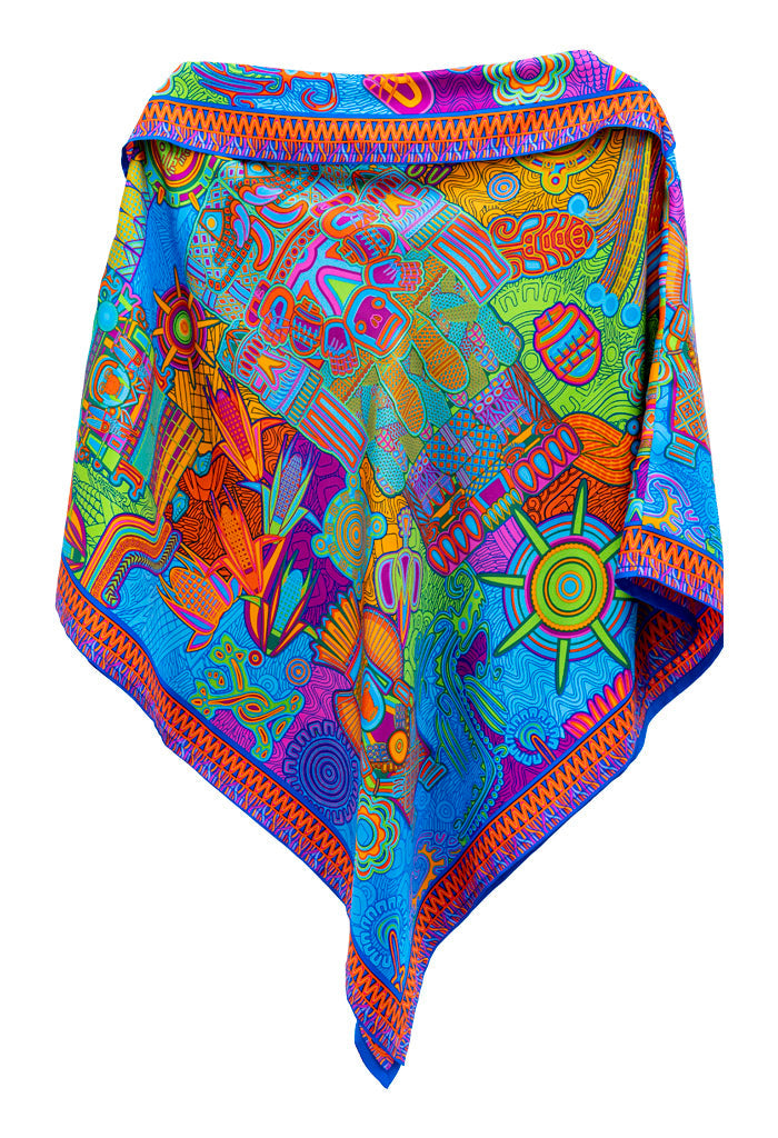 Poncho Diosas Mexicas