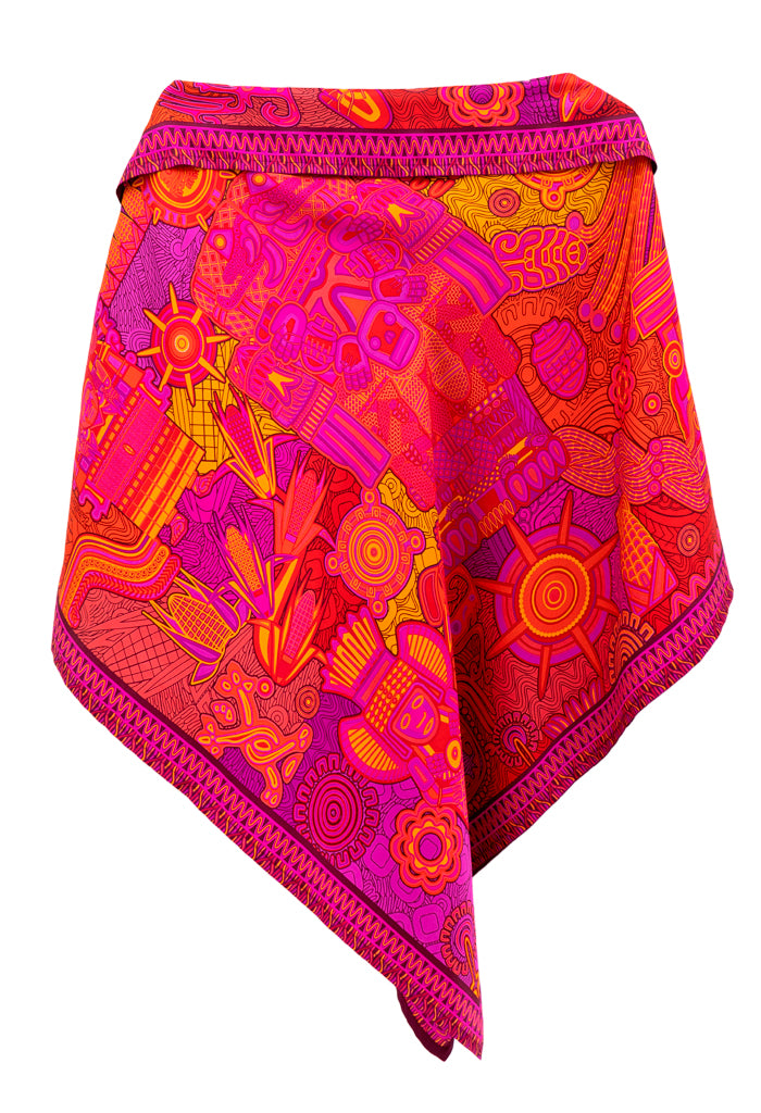 Poncho Diosas Mexicas