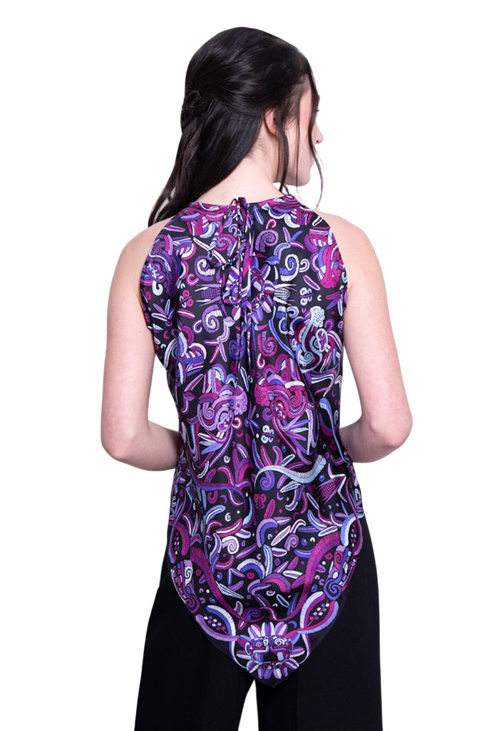 Blusa Cuello Ajustable Quetzalcóatl