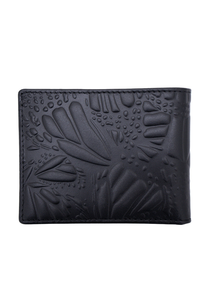 Cartera Tuumben De Piel Grabado Mariposa