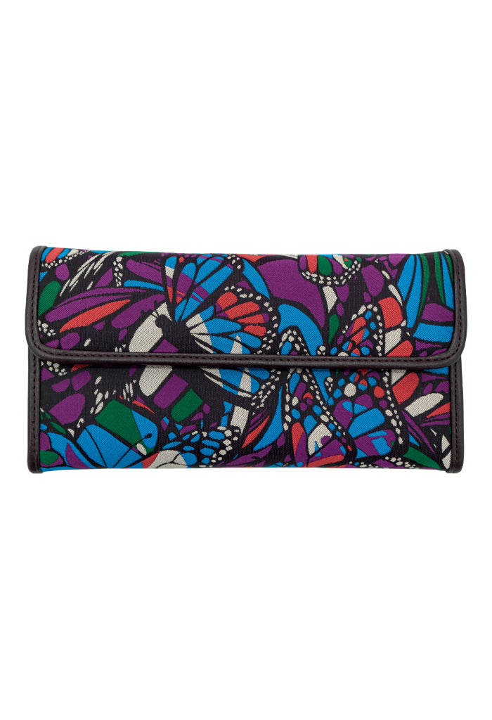 Cartera Bolsillo Vuelo de Mariposa Verde Jqd