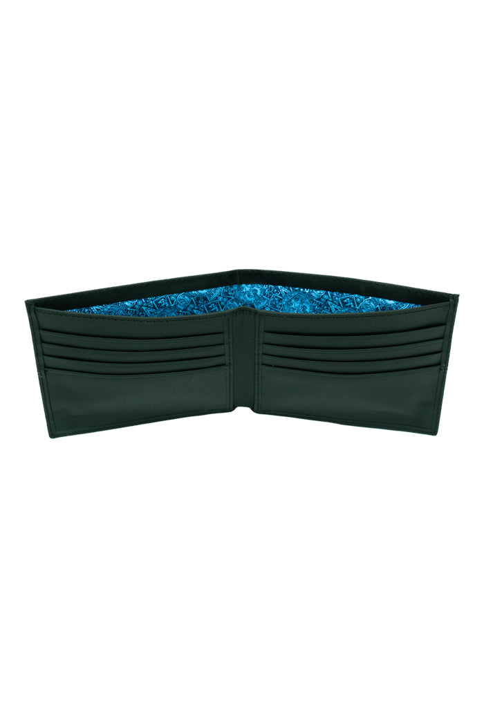 Cartera Semiak Negra Forro Piedra del Sol