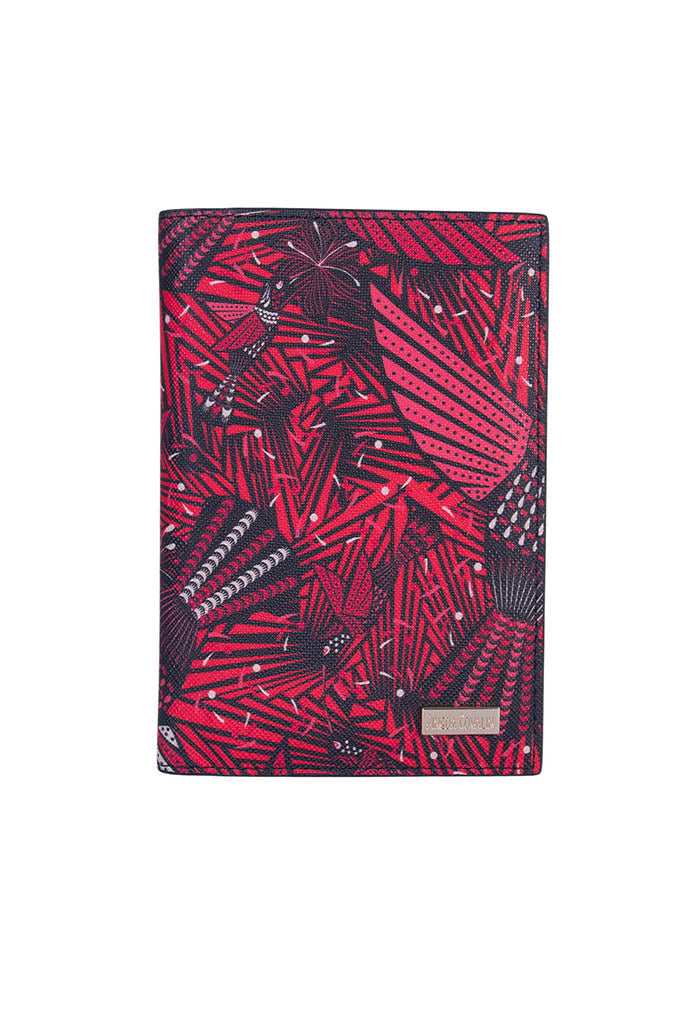 Porta Pasaporte Xuul Saffiano Colibrí