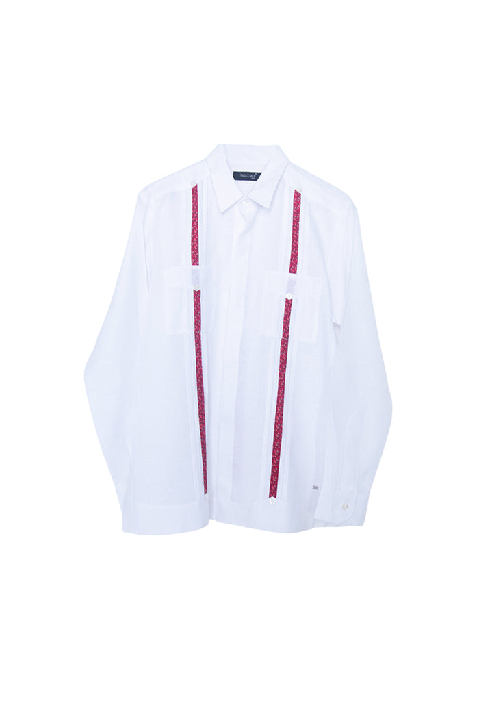 Guayabera Beel Blanca Colibrí