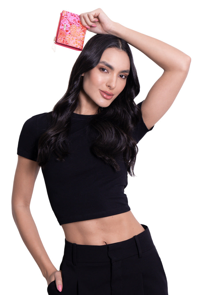 Cartera Chica Yemal Saffiano Cempasuchil