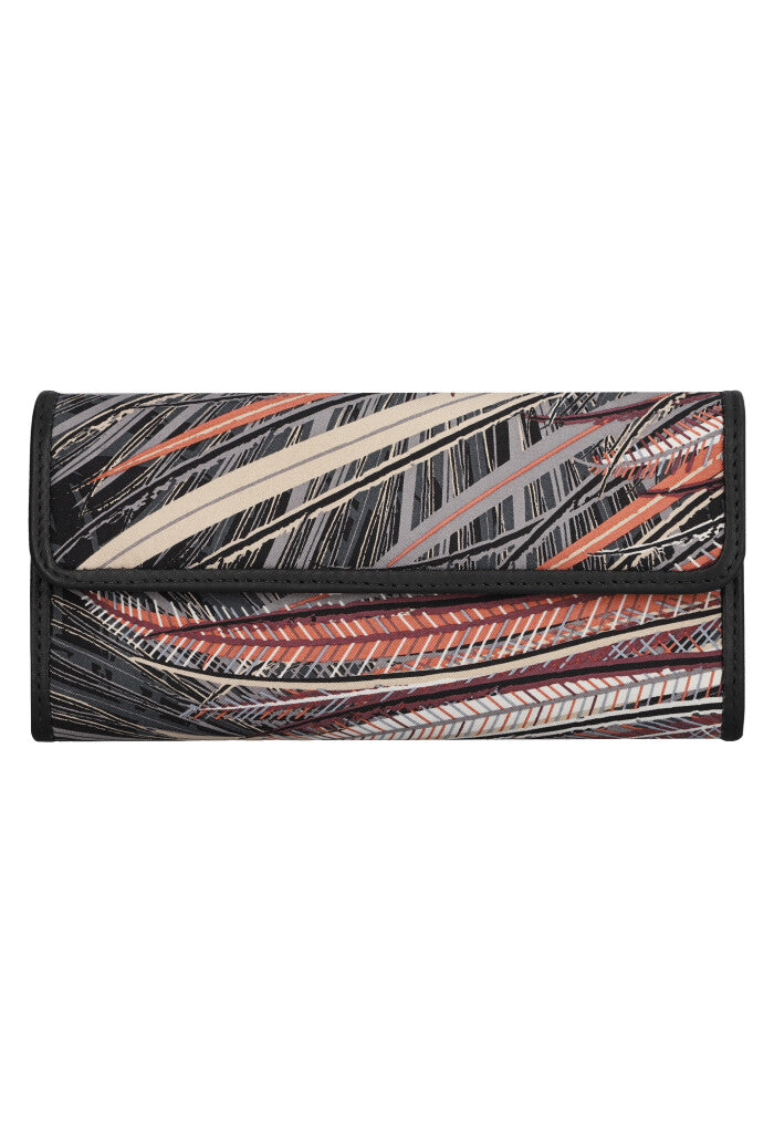 Cartera de Bolsillo Seda Arte Plumaria