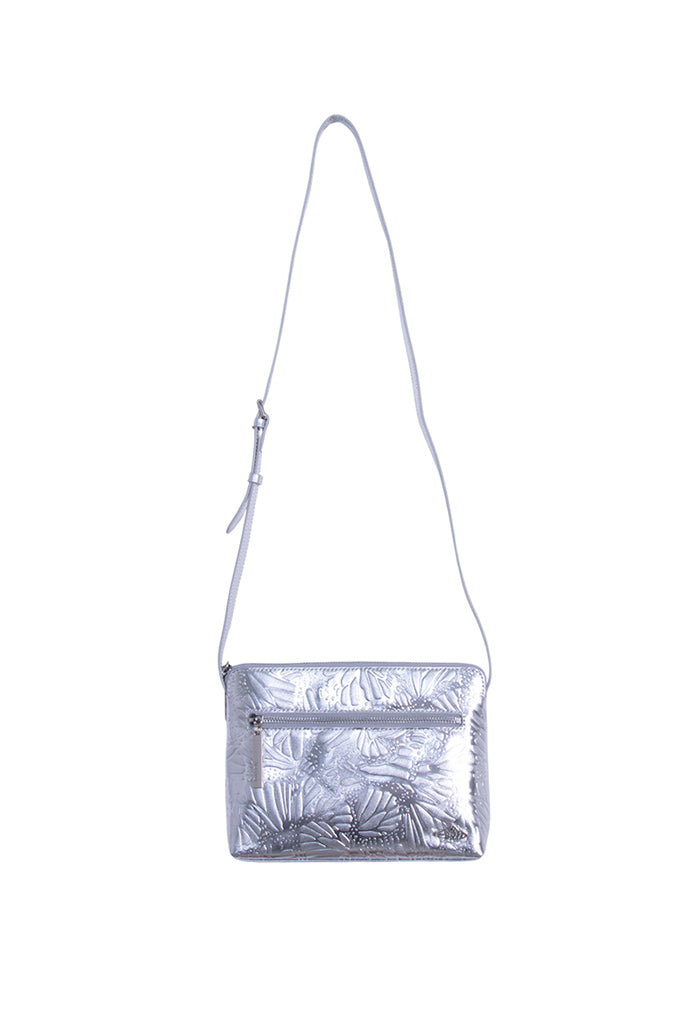 Bolsa Yaakun de Piel Grabado Mariposa