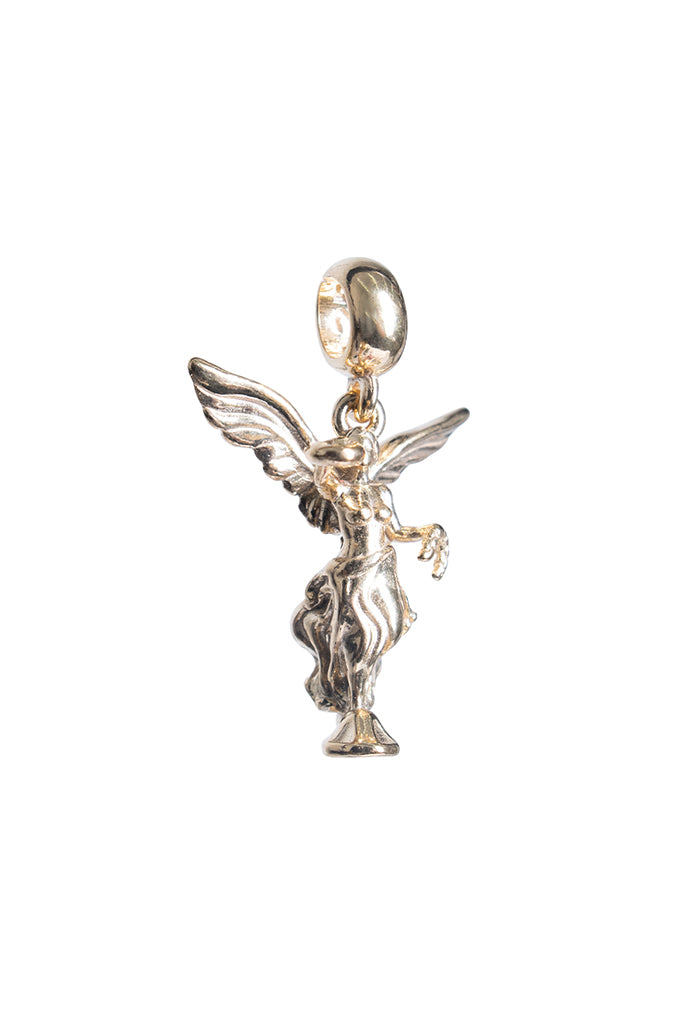 Amuleto para Brazalete Angel independencia Baño de Oro