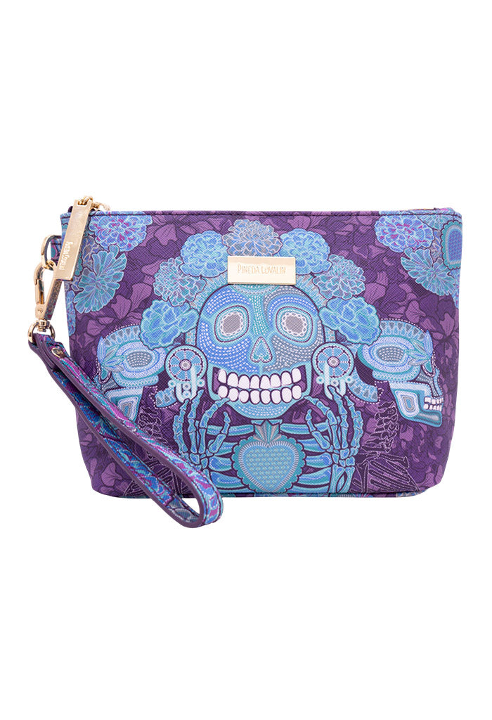 Cosmetiquera Piix Saffiano día de Muertos Catrina