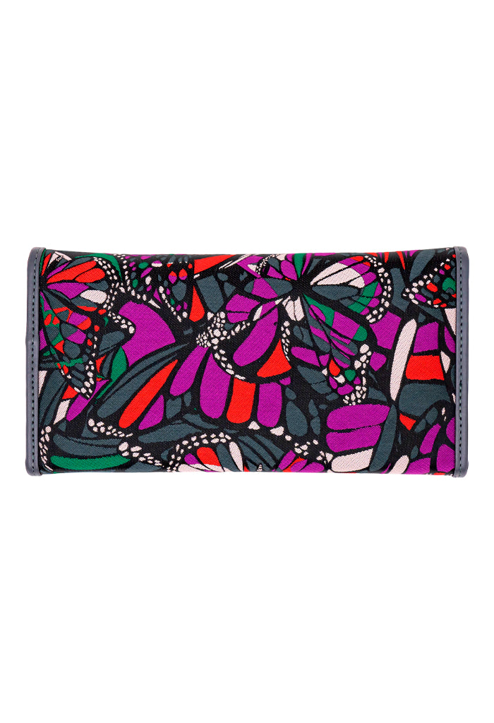 Cartera Bolsillo Vuelo de Mariposa Verde Jqd
