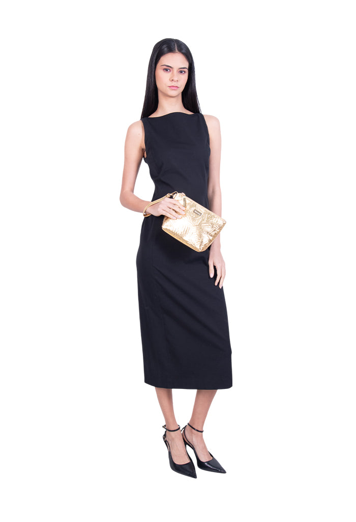 Cosmetiquera Piix de Piel Grabado Mariposa