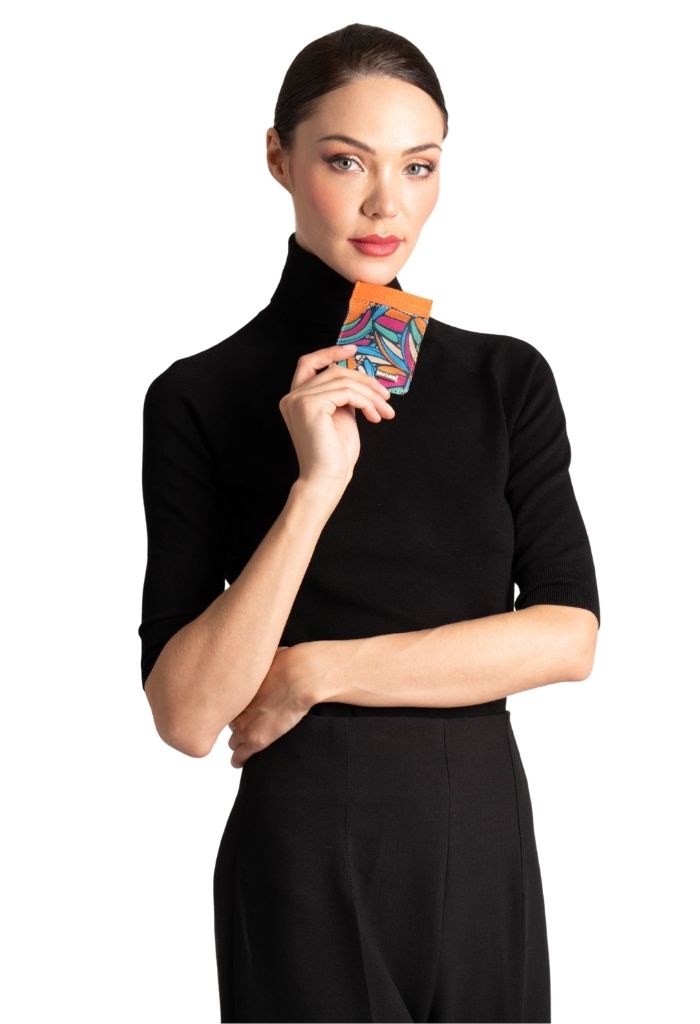 Tarjetero Piich Mariposa Abstracta