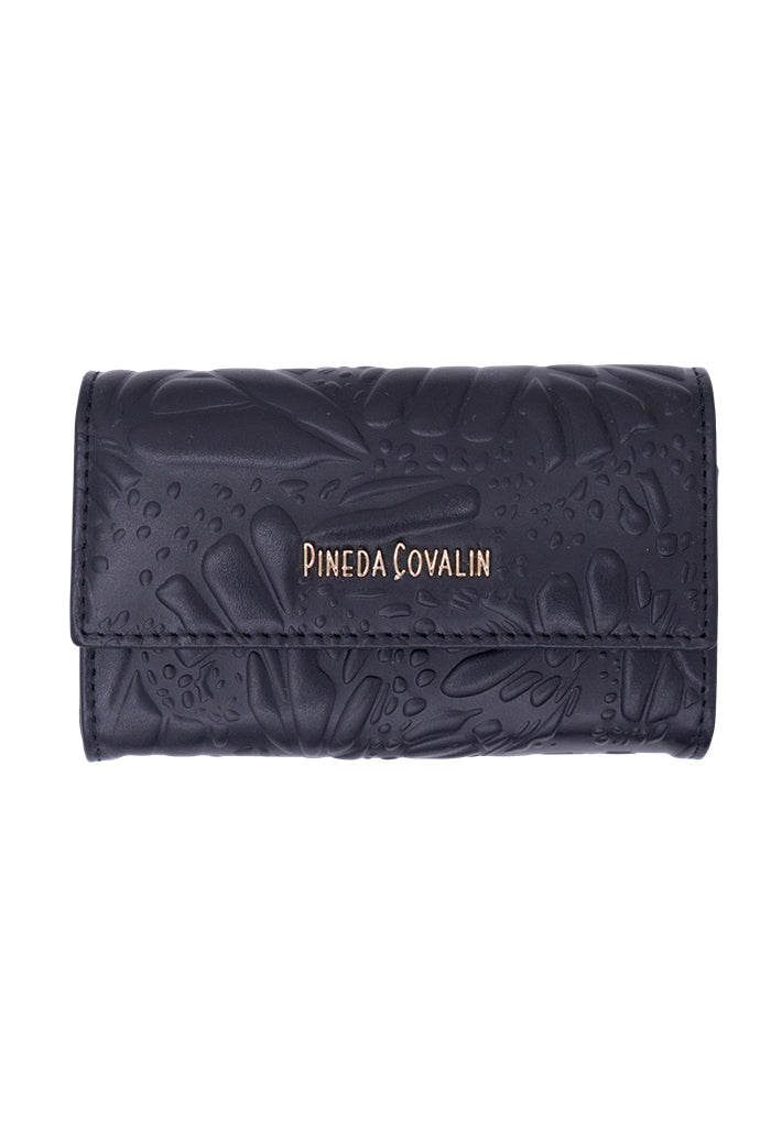 Cartera Mini Tuulis Piel Grabado Mariposa