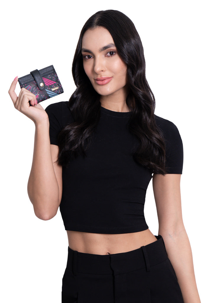 Tarjetero Meent Saffiano Colibrí