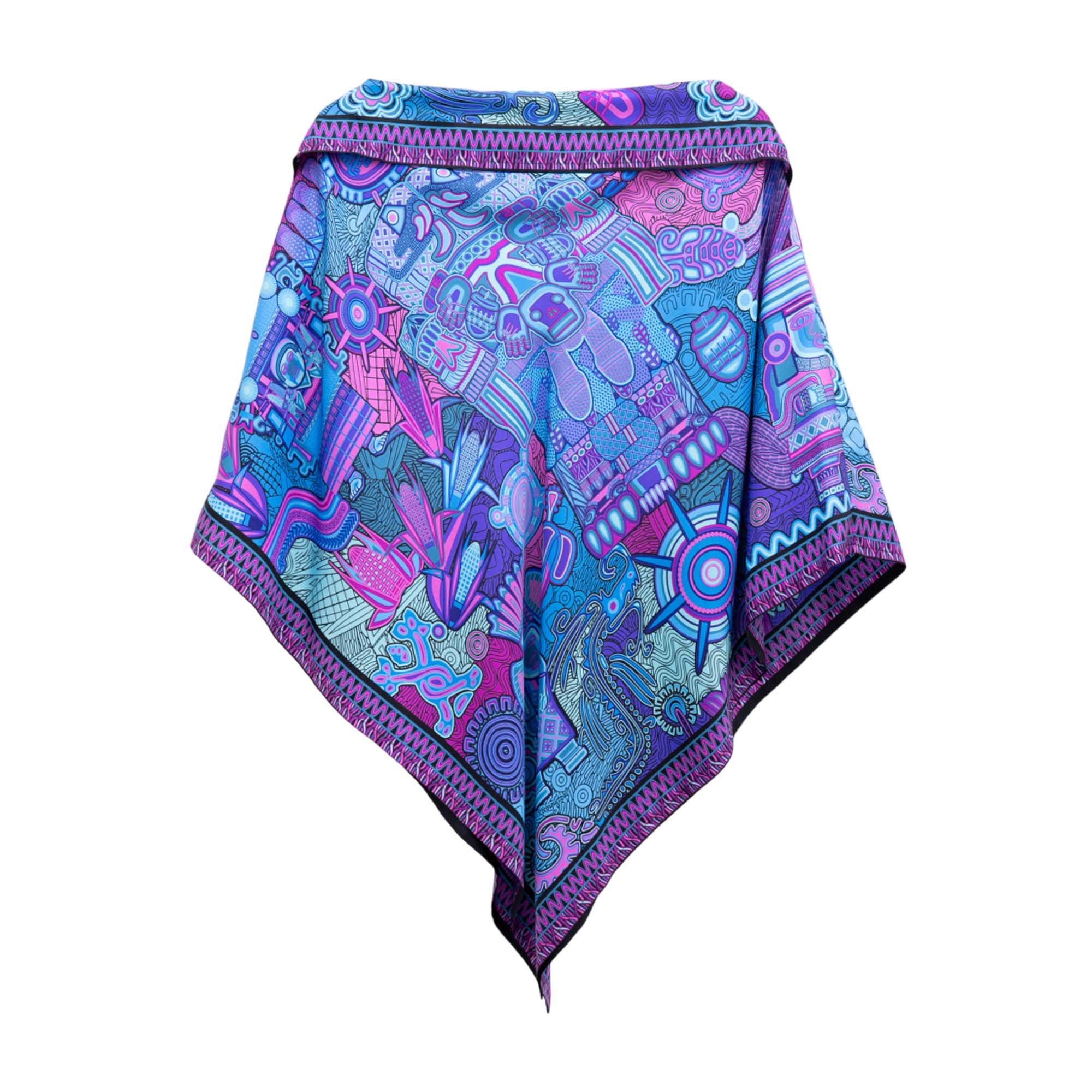 Poncho Diosas Mexicas