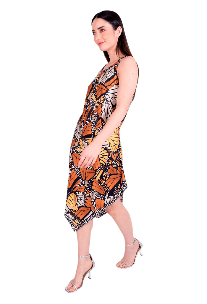 Vestido Largo Mariposa Macro