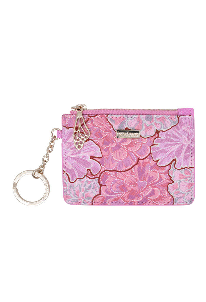 Tarjetero c/llavero Neek Saffiano Cempasúchil