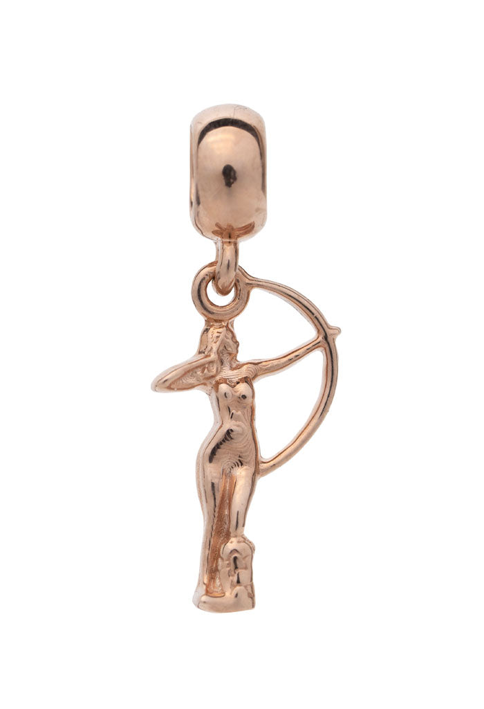 Amuleto para Brazalete Diana Cazadora Baño de Oro
