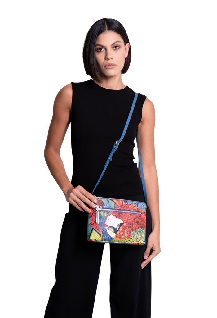 Bolsa Yaakun Saffiano Guacamaya
