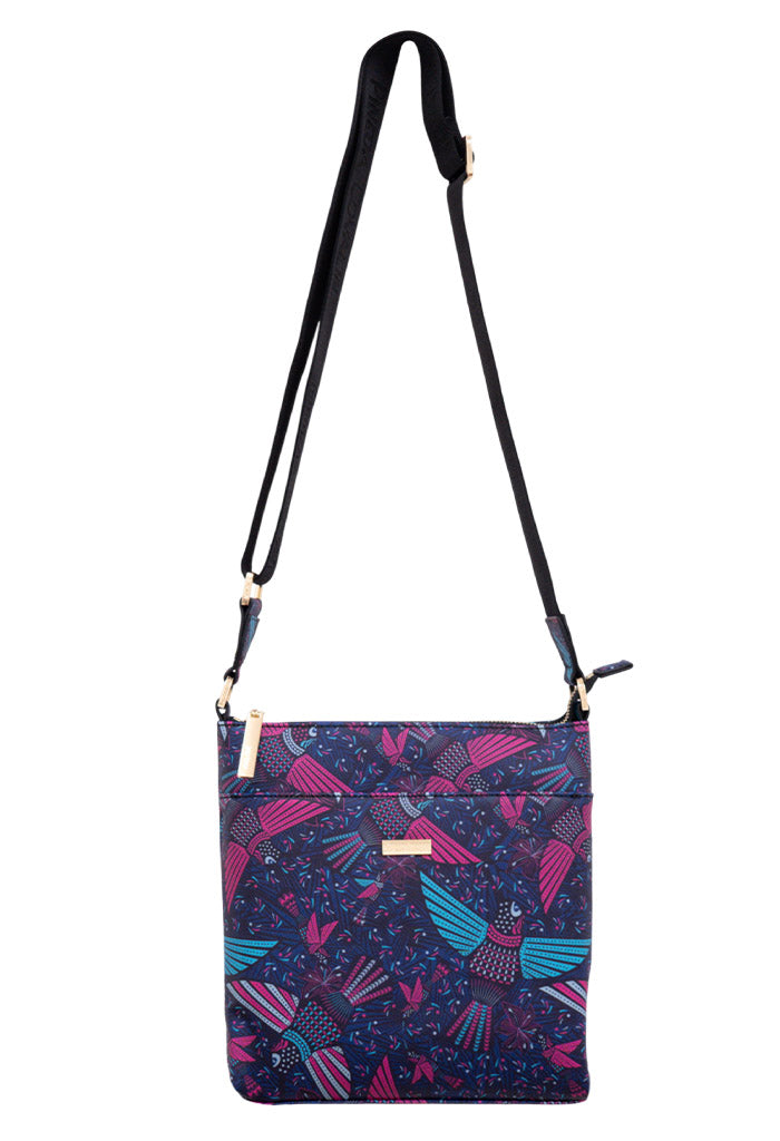 Messenger Bag Xíimbal Saffiano Colibrí