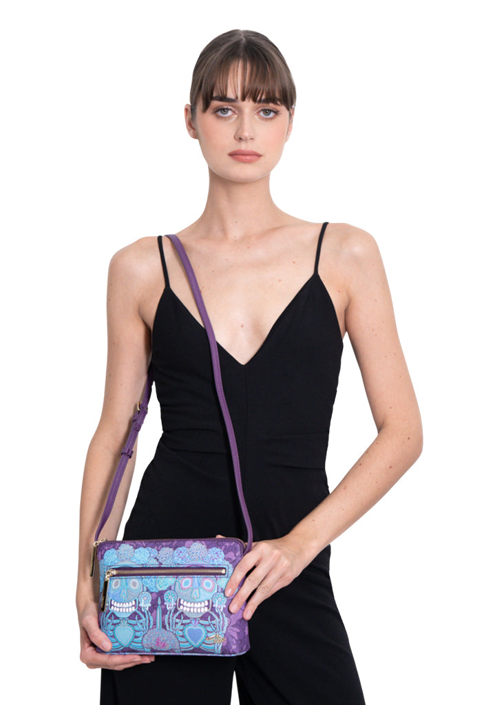 Bolsa Yaakun Saffiano Día de Muertos Catrina