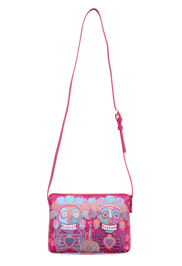 Bolsa Yaakun Saffiano Día de Muertos Catrina