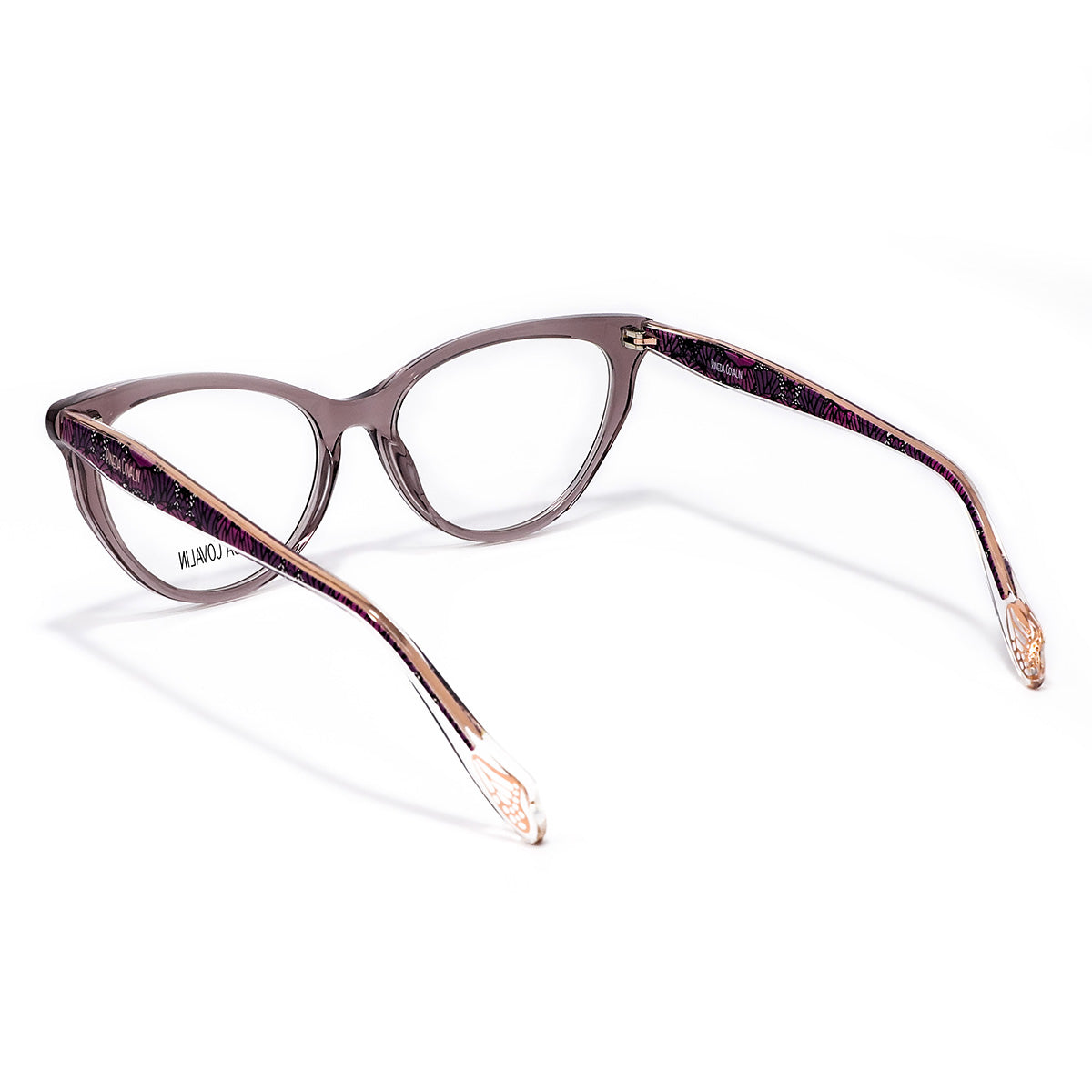 Lentes Oftálmicos Cat Eye Gris Mariposa