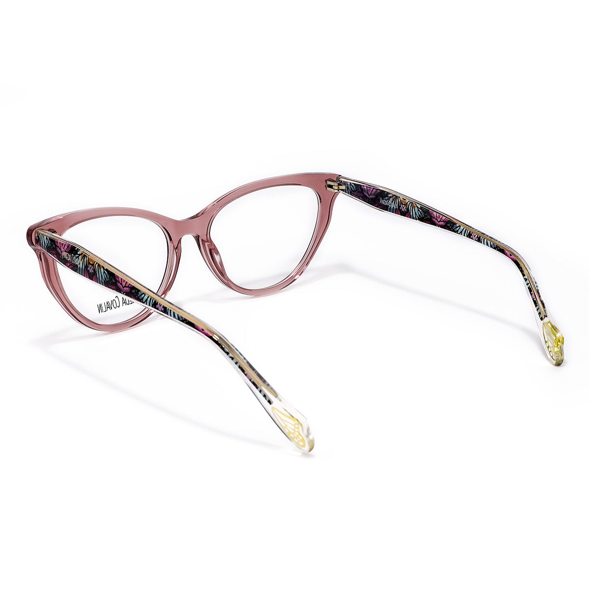 Lentes Oftálmicos Cat Eye Rosa Mariposa