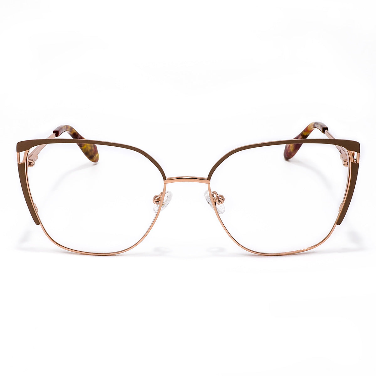 Lentes Oftálmicos Cat Eye Oro Rosa