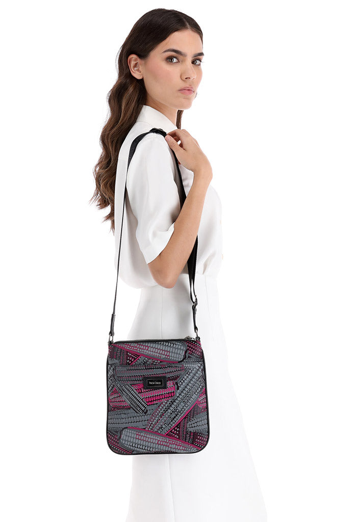 Bolsa Xiki Mazorca Gris/Rosa