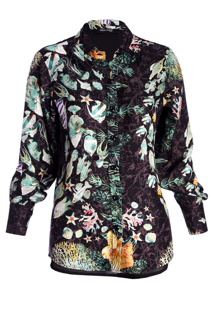 Blusa Kai Arrecifes Negro