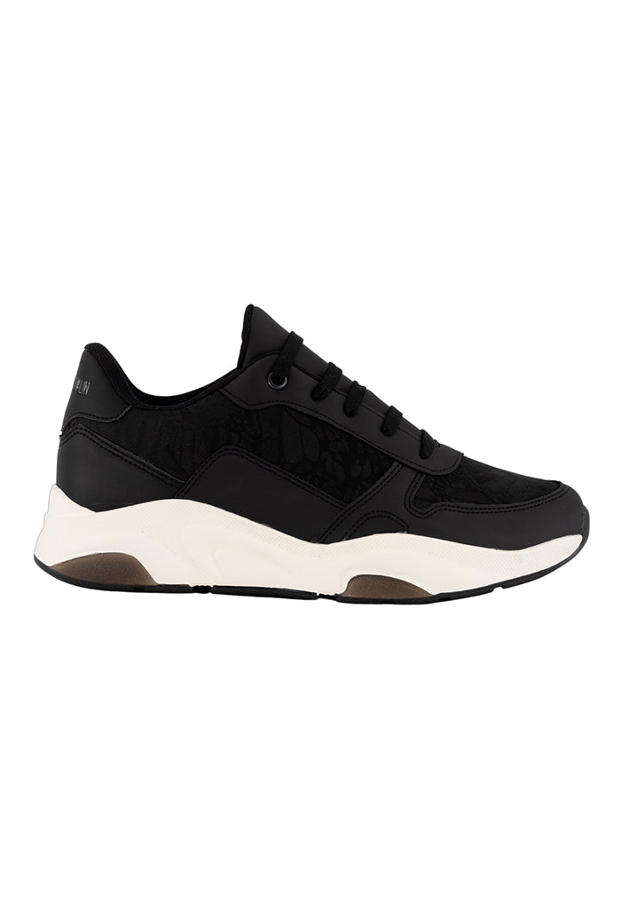 Tenis Mujer Mariposa Vitral Negro/Gris