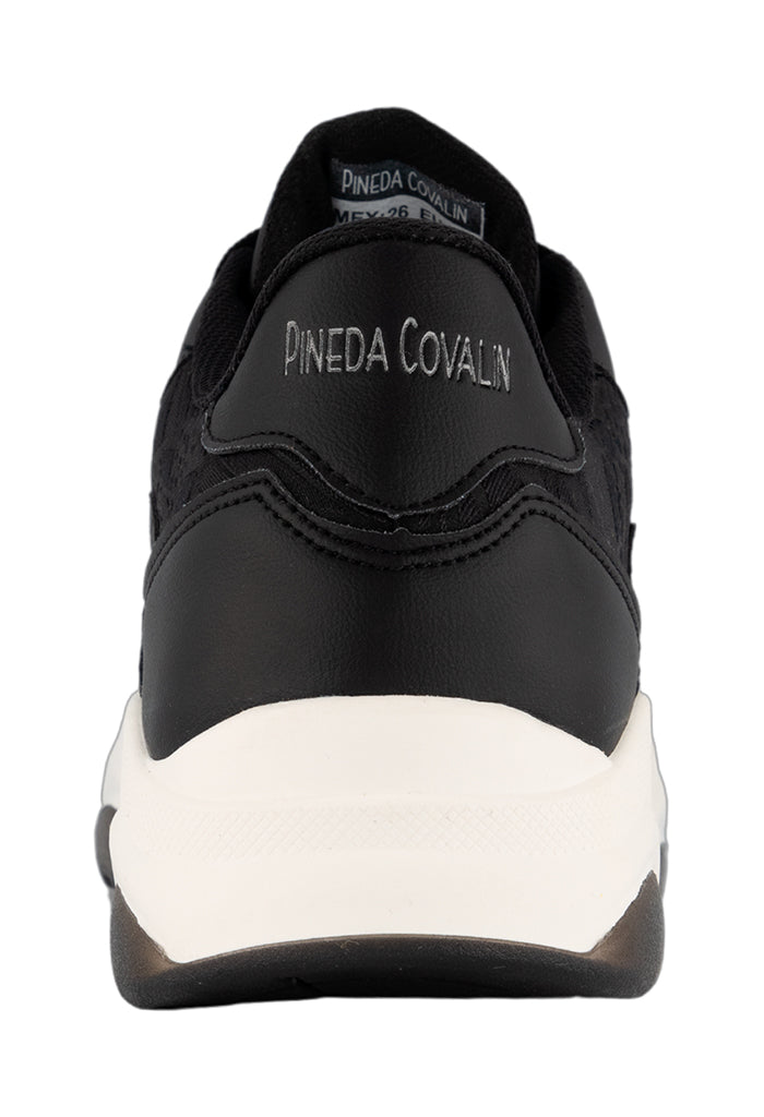 Tenis Mujer Mariposa Vitral Negro/Gris