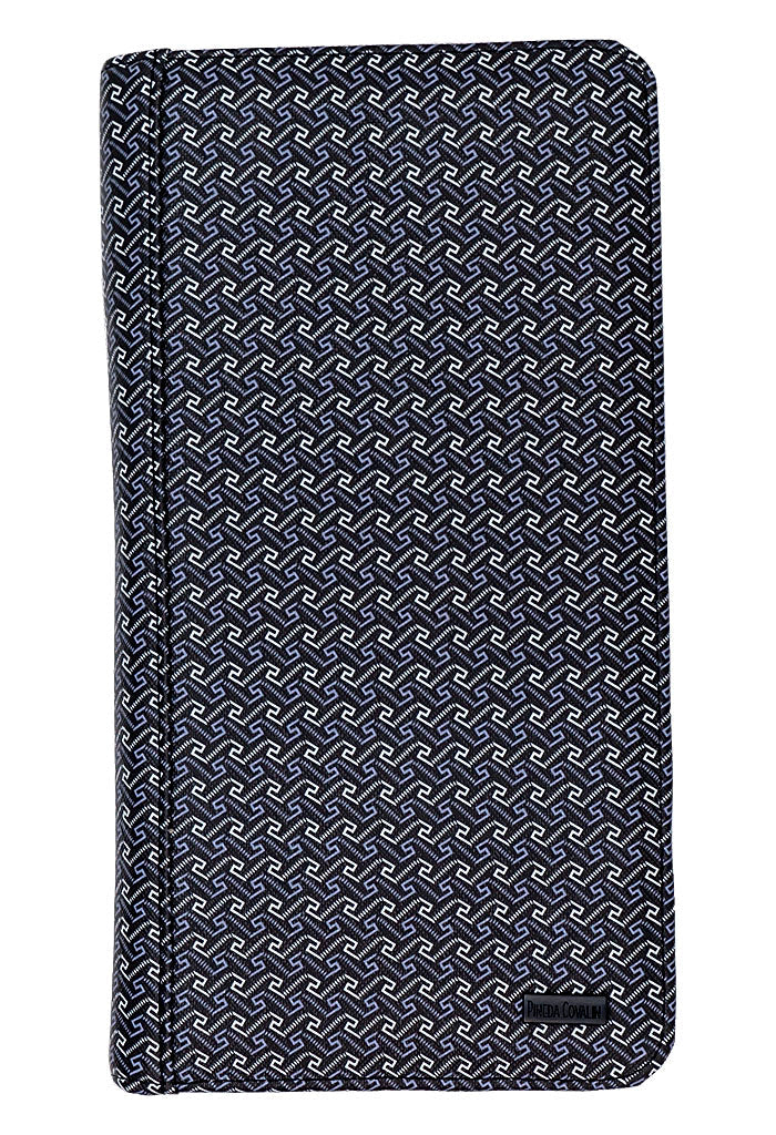 Porta Documentos Kóoch Saffiano Grecas de Mitla Negro