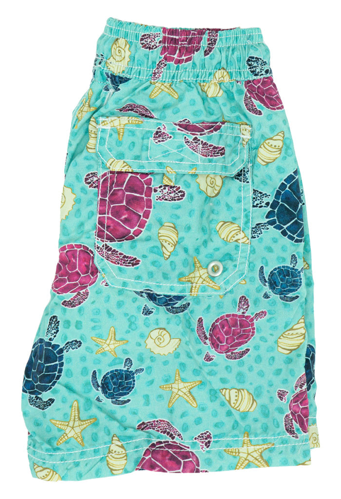 Traje de Baño para Niño Tortuga Marina Aqua