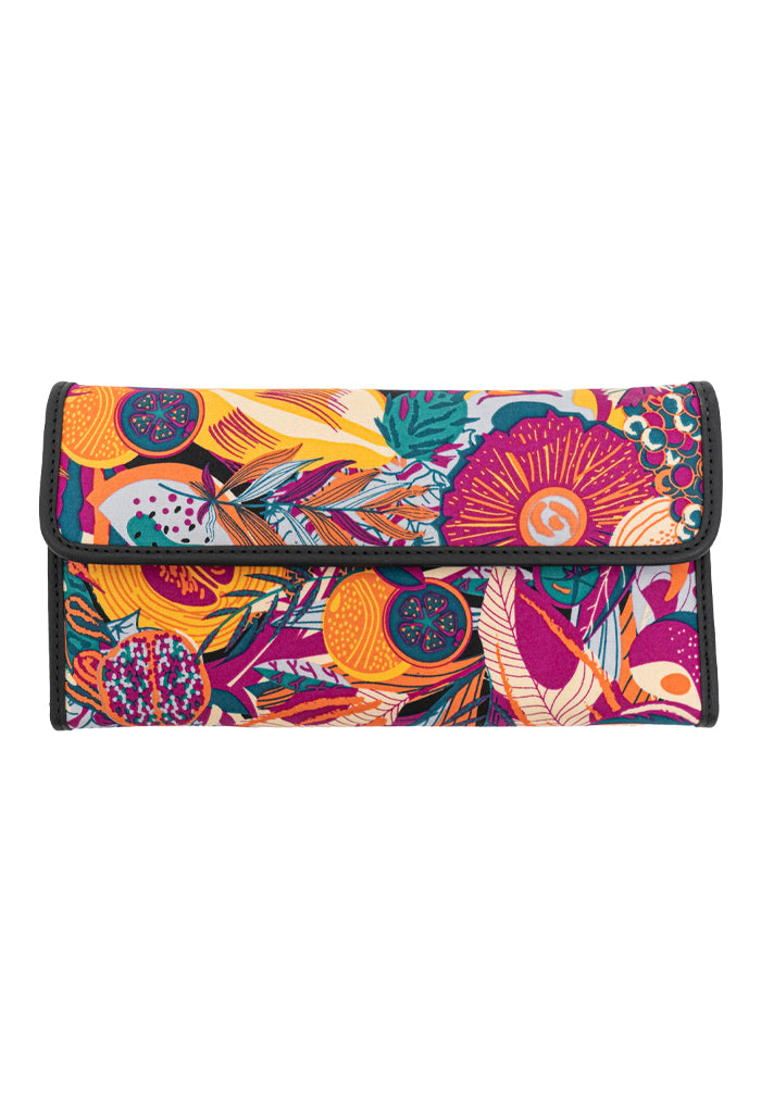 Cartera Bolsillo Negro Fruta Mexicana Negro