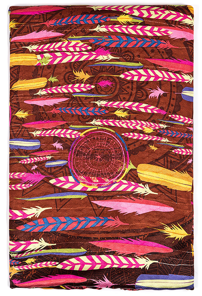 Chalina con terciopelo atrapasueños