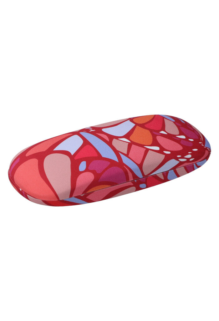 Estuche Lentes Mariposa Abstracta Rosa