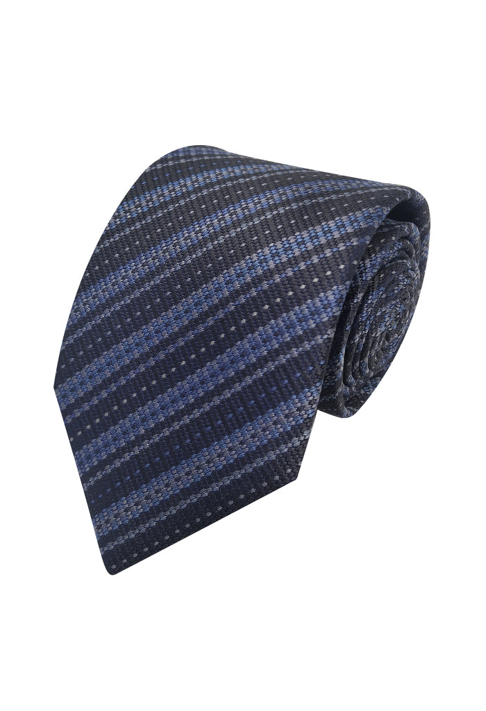 Corbata Jacquard Urdimbre y Trama Líneas