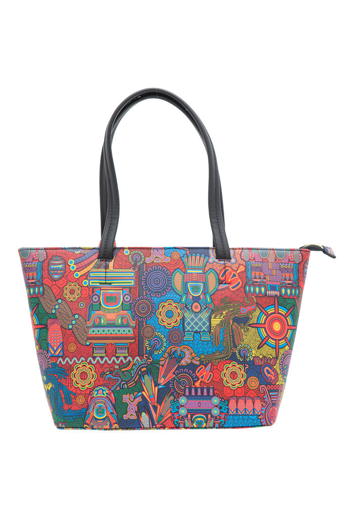 Tote K'iin Saffiano Diosas Mexicas