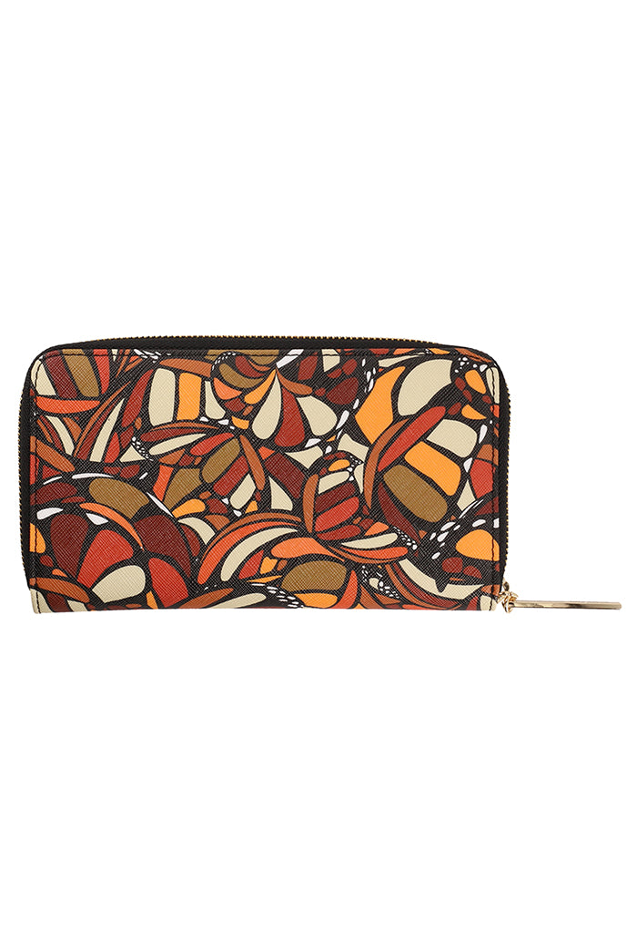 Cartera Grande Saffiano Mariposa Abstracta
