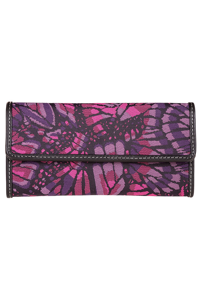 Cartera Bolsillo Mariposa Bordada Jqd