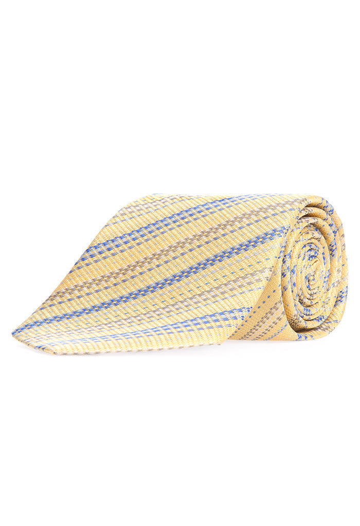 Corbata Jacquard Urdimbre y Trama Líneas