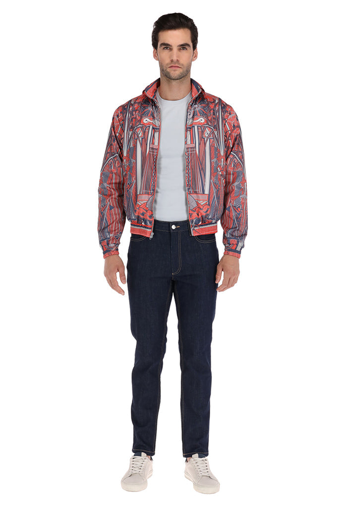 Bomber Xobdam Xochimilco Déco Naranja